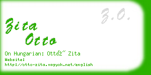 zita otto business card